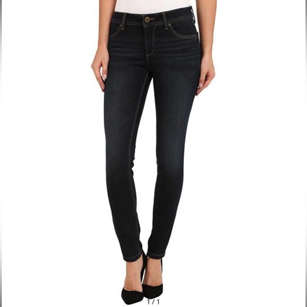 Rag & Bone Black Raw Hem Ankle Skinny Jeans Sz 26